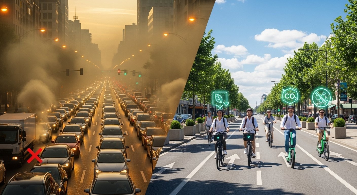 How Micro-Mobility Impacts Carbon Footprints Mechanisms & Metrics