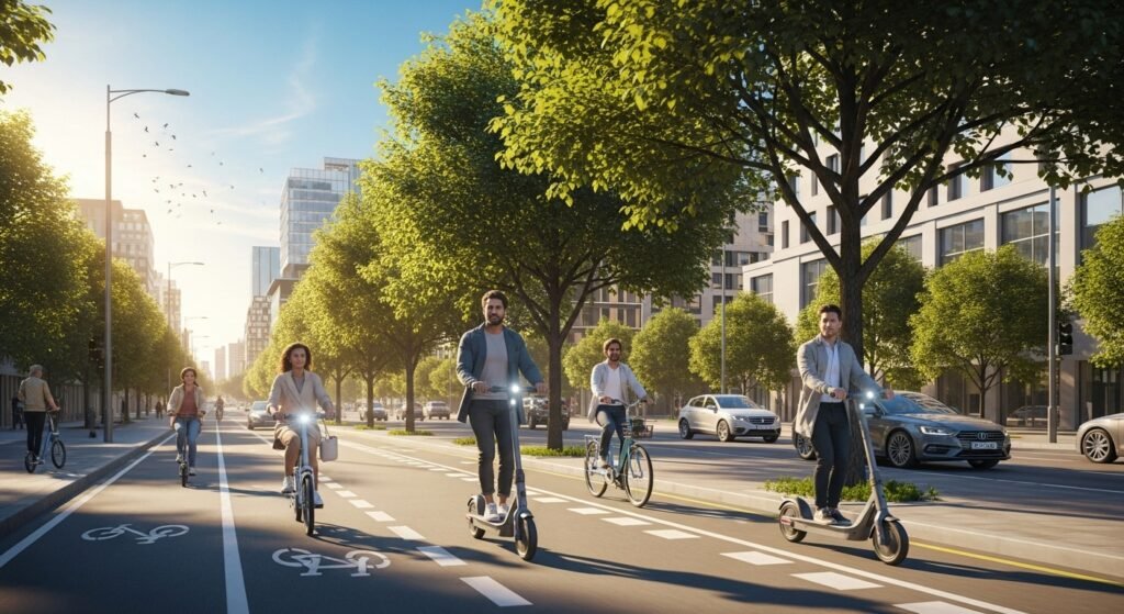 How Micro-Mobility (E-Scooters & E-Bikes) Is Reshaping Urban Carbon Footprints in 2026